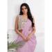 Picture of Pretty Georgette & Organza Thistle Saree