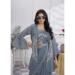 Picture of Pleasing Georgette & Organza Slate Grey Saree