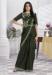 Picture of Sightly Georgette & Organza Black Saree