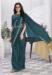 Picture of Fascinating Georgette & Organza Midnight Blue Saree