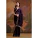 Picture of Marvelous Georgette Black Saree