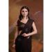 Picture of Delightful Georgette Black Saree