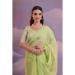 Picture of Graceful Georgette Dark Khaki Saree