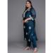 Picture of Magnificent Rayon Midnight Blue Readymade Salwar Kameez