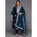 Picture of Magnificent Rayon Midnight Blue Readymade Salwar Kameez