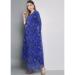 Picture of Alluring Rayon Midnight Blue Readymade Salwar Kameez