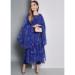 Picture of Alluring Rayon Midnight Blue Readymade Salwar Kameez