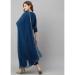 Picture of Classy Rayon Midnight Blue Readymade Salwar Kameez