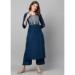 Picture of Classy Rayon Midnight Blue Readymade Salwar Kameez