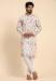Picture of Graceful Linen Off White Kurtas