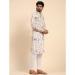 Picture of Graceful Linen Off White Kurtas