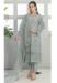 Picture of Georgette Slate Grey Straight Cut Salwar Kameez