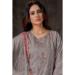 Picture of Shapely Georgette Grey Straight Cut Salwar Kameez