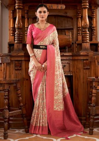 Picture of Good Looking Rayon Wheat Saree