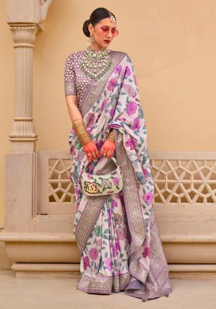 Picture of Magnificent Silk Azure Saree