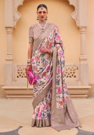 Picture of Charming Silk Slate Grey Saree