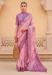 Picture of Pleasing Silk Pale Violet Red Saree