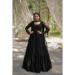 Picture of Amazing Georgette Black Readymade Gown