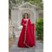 Picture of Magnificent Georgette Light Coral Readymade Gown