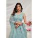 Picture of Sightly Net Dark Sea Green Lehenga Choli