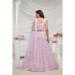 Picture of Taking Net Plum Lehenga Choli