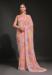 Picture of Pretty Georgette Light Salmon Saree