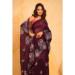 Picture of Gorgeous Georgette Brown Saree