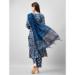 Picture of Pleasing Rayon Cadet Blue Readymade Salwar Kameez