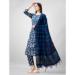 Picture of Pleasing Rayon Cadet Blue Readymade Salwar Kameez