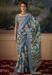 Picture of Exquisite Silk Slate Grey Saree