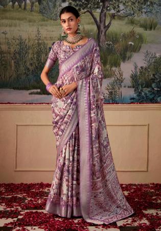 Picture of Sublime Silk Grey Saree