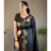 Picture of Ideal Silk Black Saree