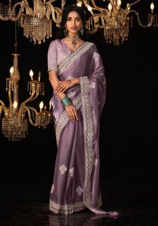 Picture of Superb Silk Dim Gray Saree