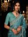 Picture of Grand Silk Cadet Blue Saree