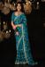 Picture of Resplendent Silk Teal Saree