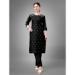 Picture of Fine Cotton Black Readymade Salwar Kameez