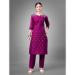 Picture of Superb Cotton Purple Readymade Salwar Kameez