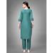 Picture of Admirable Cotton Cadet Blue Readymade Salwar Kameez