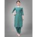 Picture of Admirable Cotton Cadet Blue Readymade Salwar Kameez