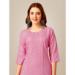 Picture of Taking Cotton Pale Violet Red Kurtis & Tunic