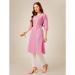 Picture of Taking Cotton Pale Violet Red Kurtis & Tunic