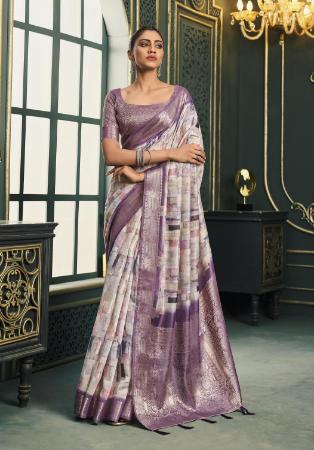 Picture of Good Looking Cotton Fuchsia Saree