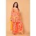 Picture of Charming Chiffon Salmon Readymade Salwar Kameez