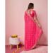 Picture of Ravishing Georgette Salmon Saree