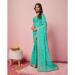 Picture of Sightly Georgette Medium Turquoise Saree