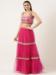 Picture of Georgette & Net & Silk Pink Readymade Lehenga Choli