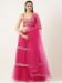 Picture of Georgette & Net & Silk Pink Readymade Lehenga Choli