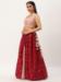 Picture of Georgette & Silk Indian Red Readymade Lehenga Choli