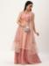 Picture of Georgette & Silk Light Pink Readymade Lehenga Choli