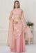 Picture of Georgette & Silk Pink Readymade Lehenga Choli